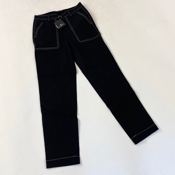 Contrast stitch trousers by Massimo Dutti - Picture 3 of 6